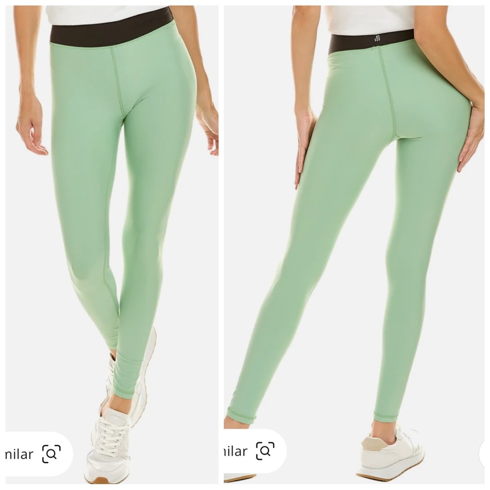 •WEWOREWHAT• High Rise Leggings‎ in Fair Green / Black Size XS